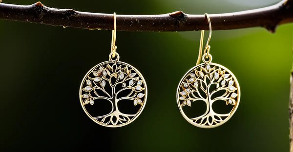 Boucles d'oreilles arbre de vie : éclat et symbolisme à découvrir